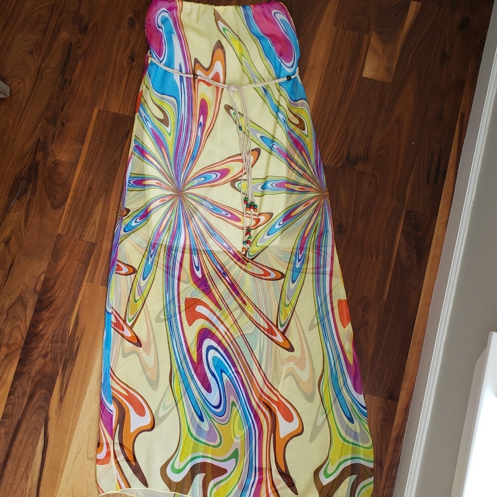 Trac Strapless Summer Beach Dress